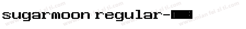 sugarmoon regular字体转换